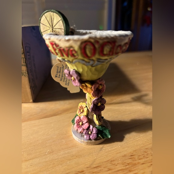 Margaritaville Jim Shore Margarita Glass Ornament-It’s Five O’Clock Somewhere - Picture 5 of 10